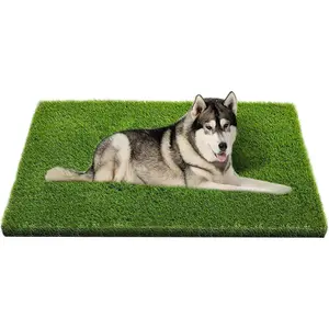 47.3"x31.5" Professional Artificial Grass Mat, Dog Potty Training Rug Replacement Turf, Outdoor Rug with Drainage Holes for Patio Lawn Decoration Easy to Clean