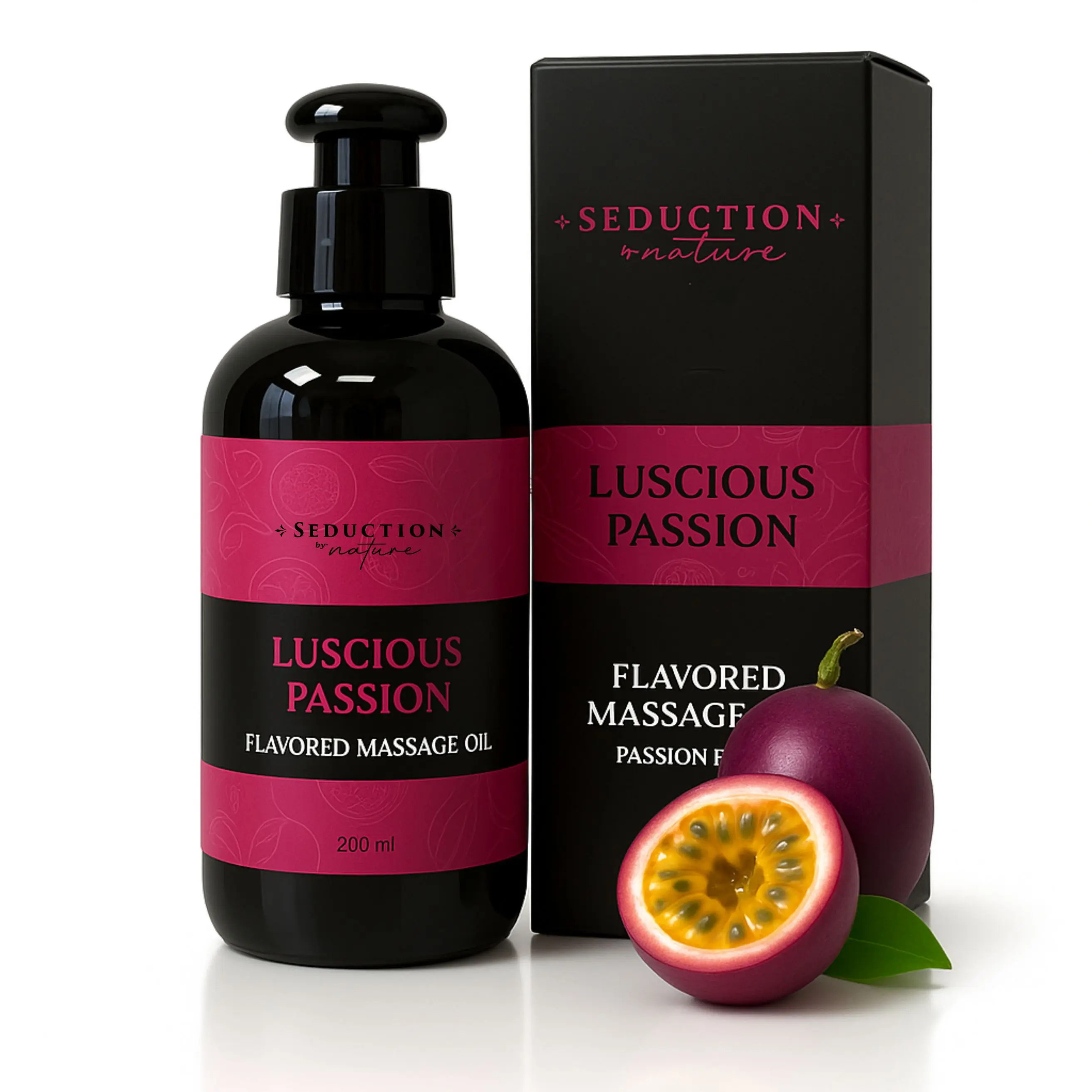 Luscious Passion Edible Massage Oil – Passionfruit