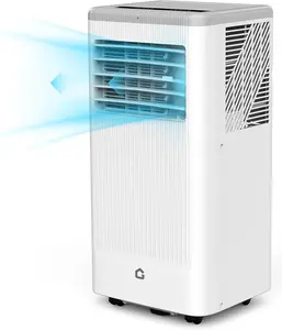 WhizMax 8 000 Btu Portable Air Conditioner for Rooms up to 350 Square Feet  3 in 1 Freestanding Cooling Air Conditioner with Fan and Dehumidifier  Sleep Mode  Auto Oscillation  24 Hour Timer