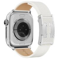 Off White +Silver Buckle