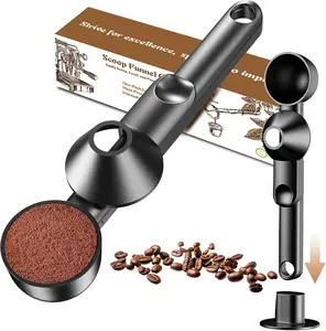 Protein Powder Sliding Spoon, Powder Funnel Scoop, Coffee Leak Proof Spoon,High Quality Scoop for Pre Workout Creatine Powder Formula Smoothie Kitchen Utensils BPA Free Plastic 2 TBL