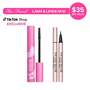 Too Faced Lash & Liner Duo - Tubing Mascara + Liquid Eyeliner