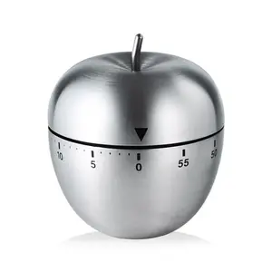 Creative Kitchen Mechanical Timer, Apple Egg Shape Countdown Timer, Student Cooking Reminder, Baking Timer for Home Use