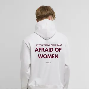 LoveCiss If You Tryna Flirt I Am Afraid of Woman Unisex T-Shirt, Sweatshirt , Hoodie,  Sex Joke Funny Graphic Tee - Gifts for Everyone 100% Cotton From USA