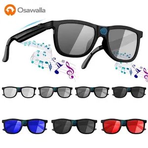 2026 Osawalla Smart Audio Glasses with Electrochromic Lenses, Adjustable Tint Sunglasses for Driving,Travel,Daily Use,Open Ear Bluetooth 5.4,  Premium Tech Gadget Gift for Men Women