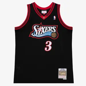 Allen Iverson Philadelphia 76ers 1997/98 Black Swingman Player Jersey