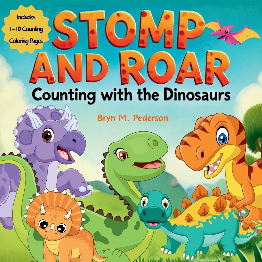 USED-Stomp and Roar: Counting with the Dinosaurs by Pederson, Bryn M. (Paperback)