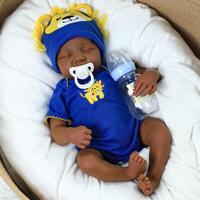 18 Inches African American Boy, Cloth Body Doll 7