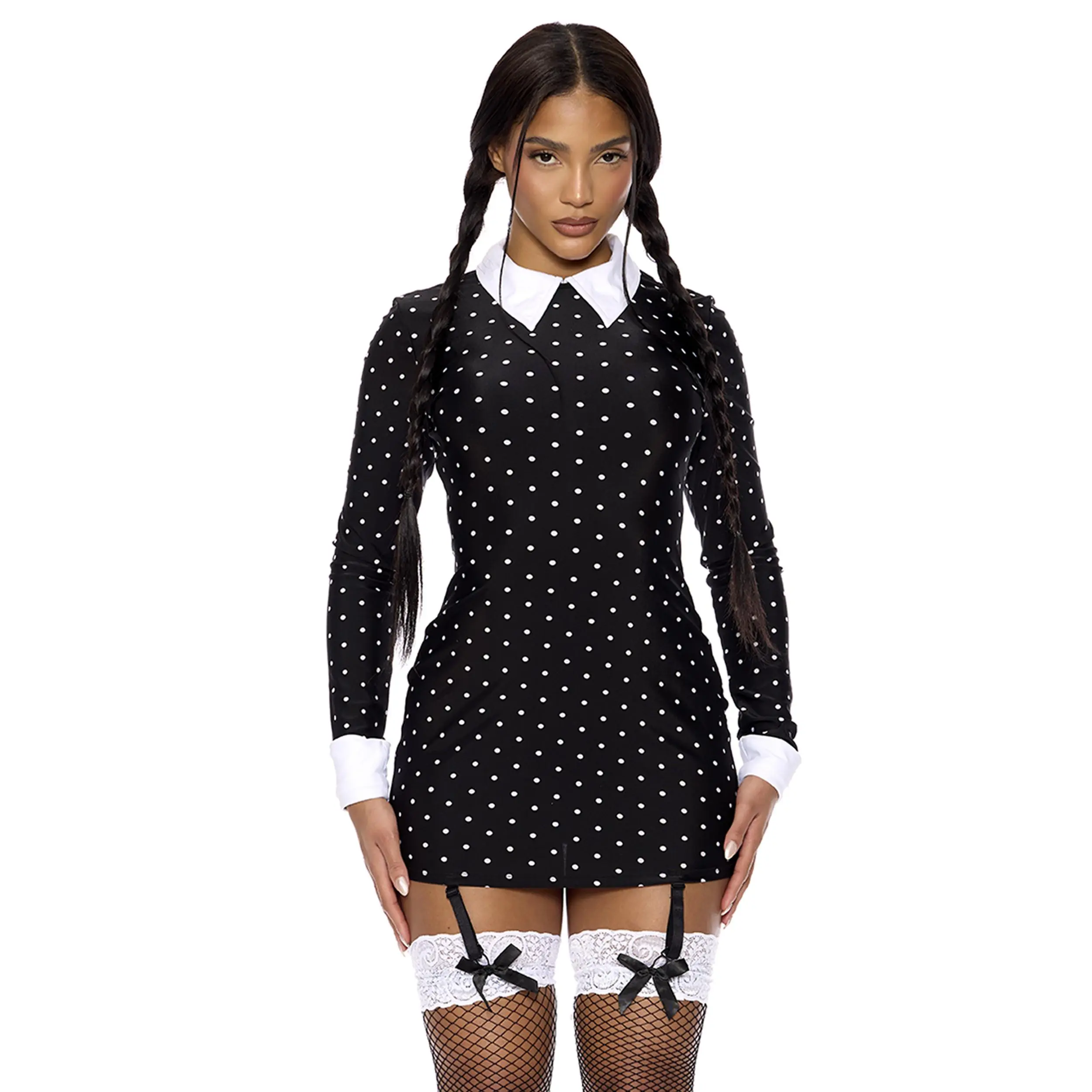 Forplay Women's Halloween Wednesday Scaries TV Show Character Costume