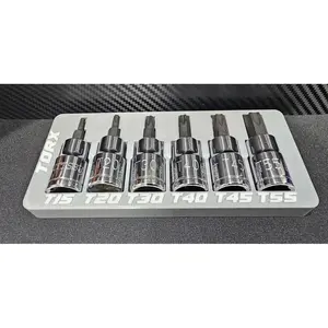 S3c - Torx Socket Organizer For 6 Piece Pittsburg Set From Harbor Freight 67886 Or 94188