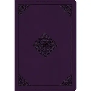 USED-ESV Large Print Compact Bible (Trutone, Lavender, Ornament Design) by Crossway Books (Paperback)