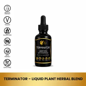 Coco March N.M.D Terminator Liquid Plant Herbal Blend, Digestive Health Support Supplement for Adults - 59 Servings per Bottle Healthcare Edible