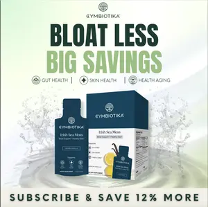 Irish Sea Moss Liquid | 12 Packets | Gut Health & Digestion | Bloat & Skin Support | On-the-go Packets
