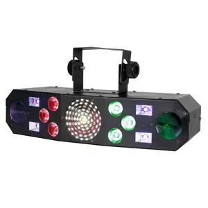 Eliminator Lighting Furious Five RG Hybrid 5-In-1 Entertainment Effect Light Fixture with 81 SMD 5730 LEDs & Laser Beams for Bars Clubs