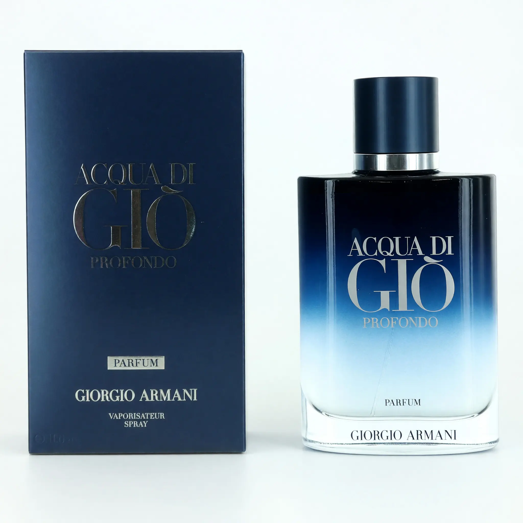 Giorgio Armani Acqua Di Gio Profondo Men's Perfume Spray - 3.4 oz Deep, Masculine Bold Aquatic Citrus Intense Marine Perfume-Inspired Fragrance