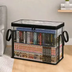 Clear Plastic Storage Box with Hinged Flip Lid — Sturdy & Durable Organizer Ideal for Home, Camping, Travel, Attic Storage, and Moving.