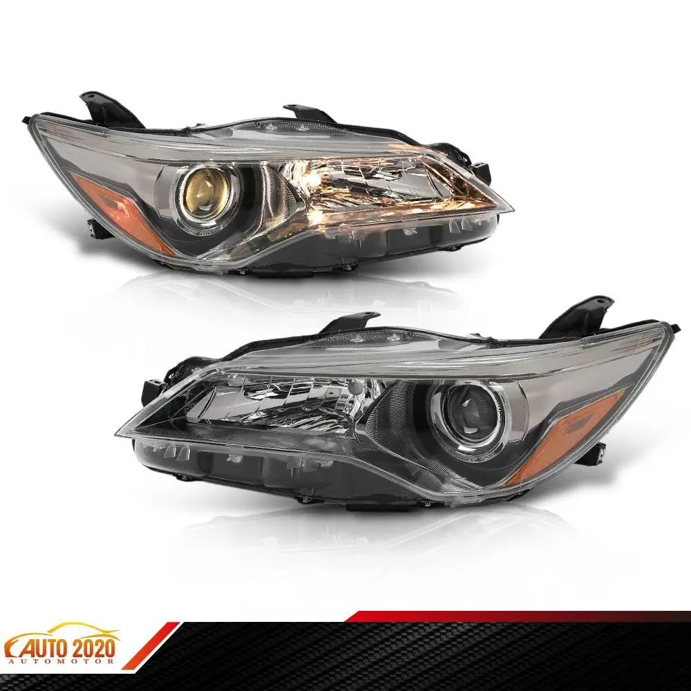 ALLGOOD Black Projector Headlights - 2015-2017 Fit Compatible with Toyota Camry LE, SE, XLE Car Headlamps