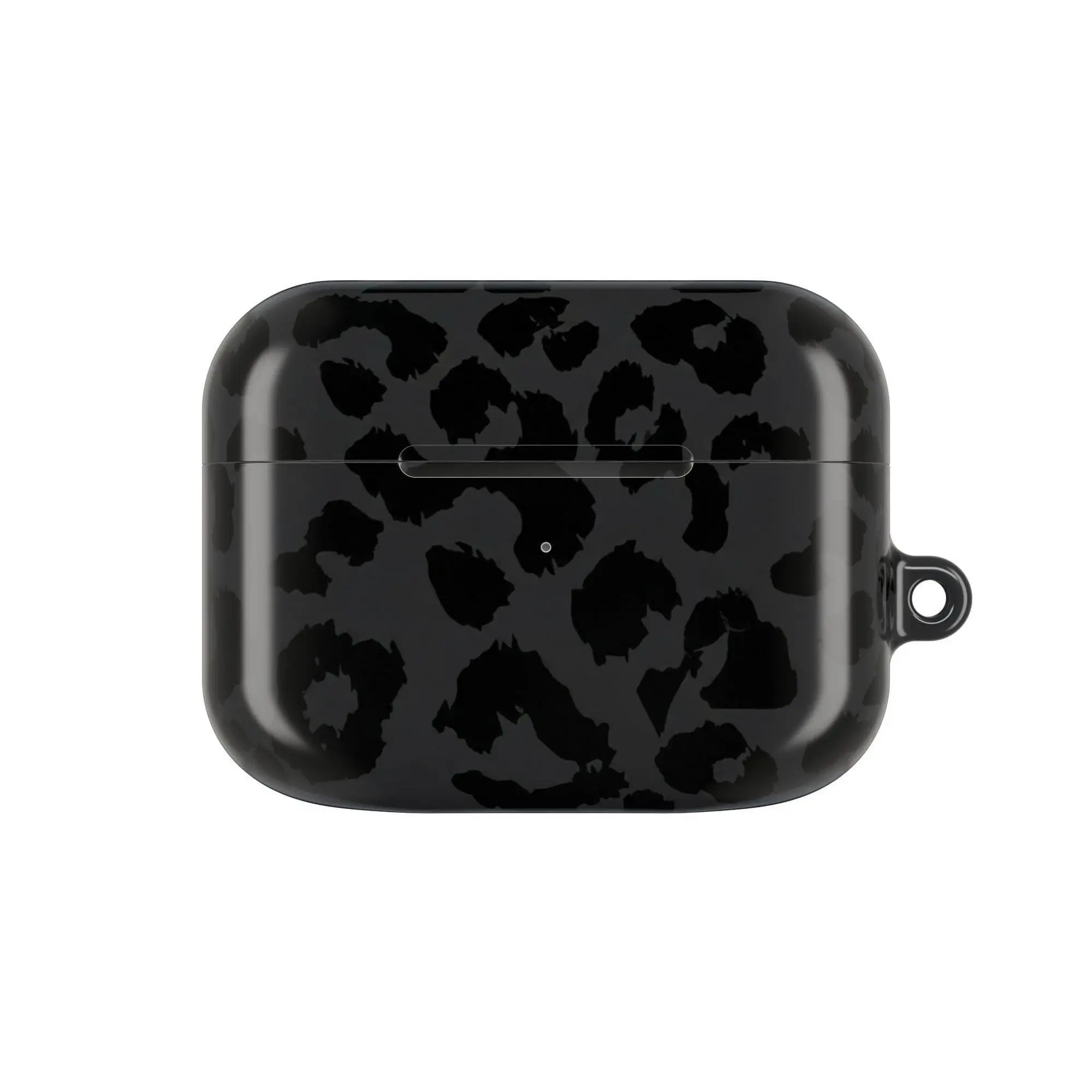Black Leopard AirPod Case, Trendy Animal Print Protective Cover for AirPods 1 2 3 4 Pro 1 2 3 - Aesthetic Tech Accessory, Y2K Style