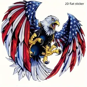 American Flag Eagle Car Decal Window Bumper Sticker for Truck Auto Decor