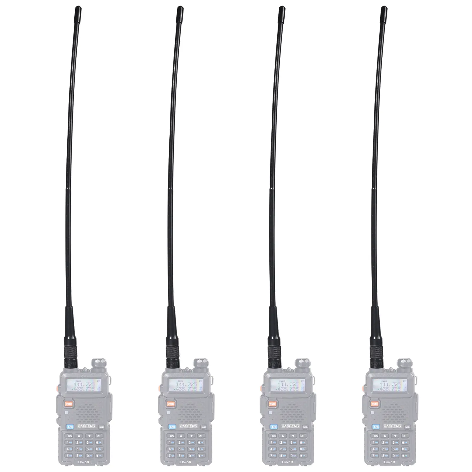 4 Pack BF-771 Upgraded Antenna (Black)