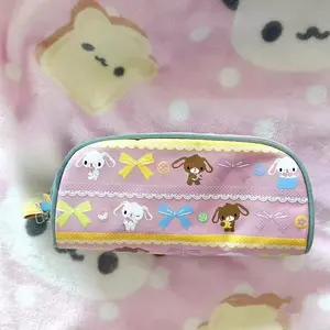 Kawaii Sugarbunnies Pencil Cases Girl'S Anime Pen Bag Cartoon Shirousa White Bunny Pencil Pouch Storage Organizer Bag Girl Gift