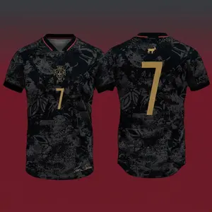 New 2026 Siu Seven Black Soccer Jersey Vintage Streetwear Football Shirt