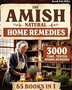 The Amish Natural Home Remedies: 3000 Time-Tested Herbal Remedies for Your Family’s Well-Being | Embrace Amish Wisdom and Preserve Generations of Herbal Knowledge Passed Down Through Families Paperback – April 29, 2025