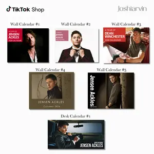 Jensen Ackles Calendar 2026 | Fan Art Calendar | Actor Poster 2026 | SPN fans | Gift for Movie Fans-US holidays