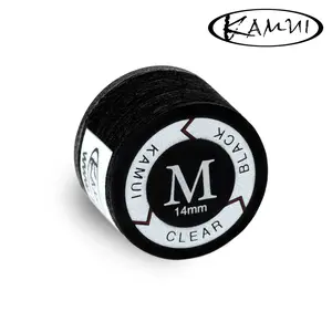 Kamui Clear Black Cue Tip Ø14mm Medium