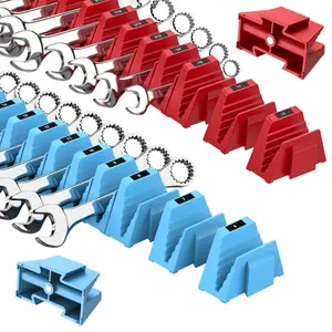 12pcs Magnetic Modular Wrench Organizers For Tool Drawers - Customizable Magnet Tool Storage Holder For Tool Box Organization