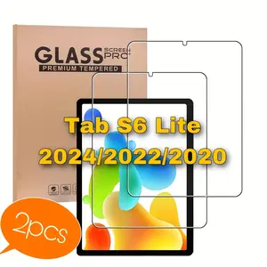 Samsung S6 Lite 10.4 Inch 2020 Special Tempered Glass Screen Protector, Transparent, 9h Hardness, Anti-Fingerprint, Explosion Proof, HD Protection Film