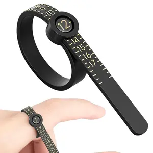 Ring Measuring Tool, Modern Finger Size Measuring Tool with Magnifier Function, Reusable Jewelry Measuring Tool, Hand Measuring Tool