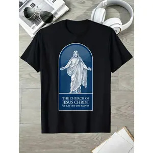 Summer t Shirts T-Shirts of The Church of Christ of Latter-Day Saints, Men'S Apparel Saved Shirts T-Shirts, God T-Shirts