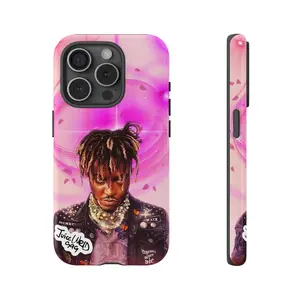 WRLD Phone Case, Vivid 3D Wrap, Impact-Resistant Cover, Scrim iPhone Tough Case, Vintage Rap Duo Phone Cover, Hip Hop Aesthetic Protective Case for iPhone, Music Fan Gift Case