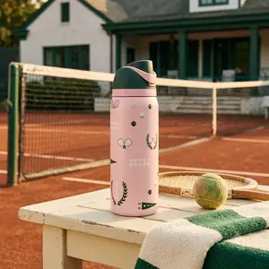 Owala FreeSip 32oz Triple-Insulated Athletic Jug, Limited Edition Weekender Color Drop Retro Court Color-Blocked Aesthetic Stainless Steel Gym Bottle