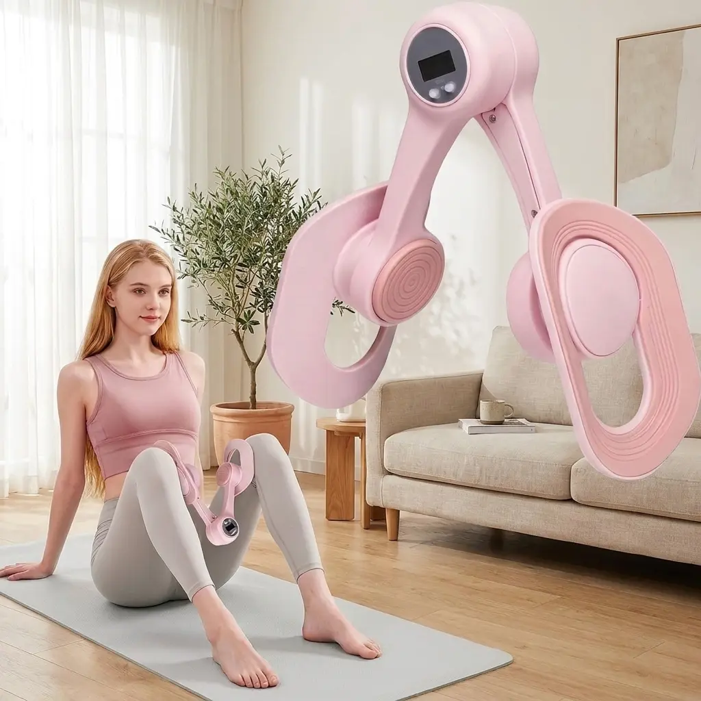 Thigh Exercise Equipment for Home Workouts, Portable Leg and Arm Training Device, Resistance Equipment for Strength Training and Daily Exercise
