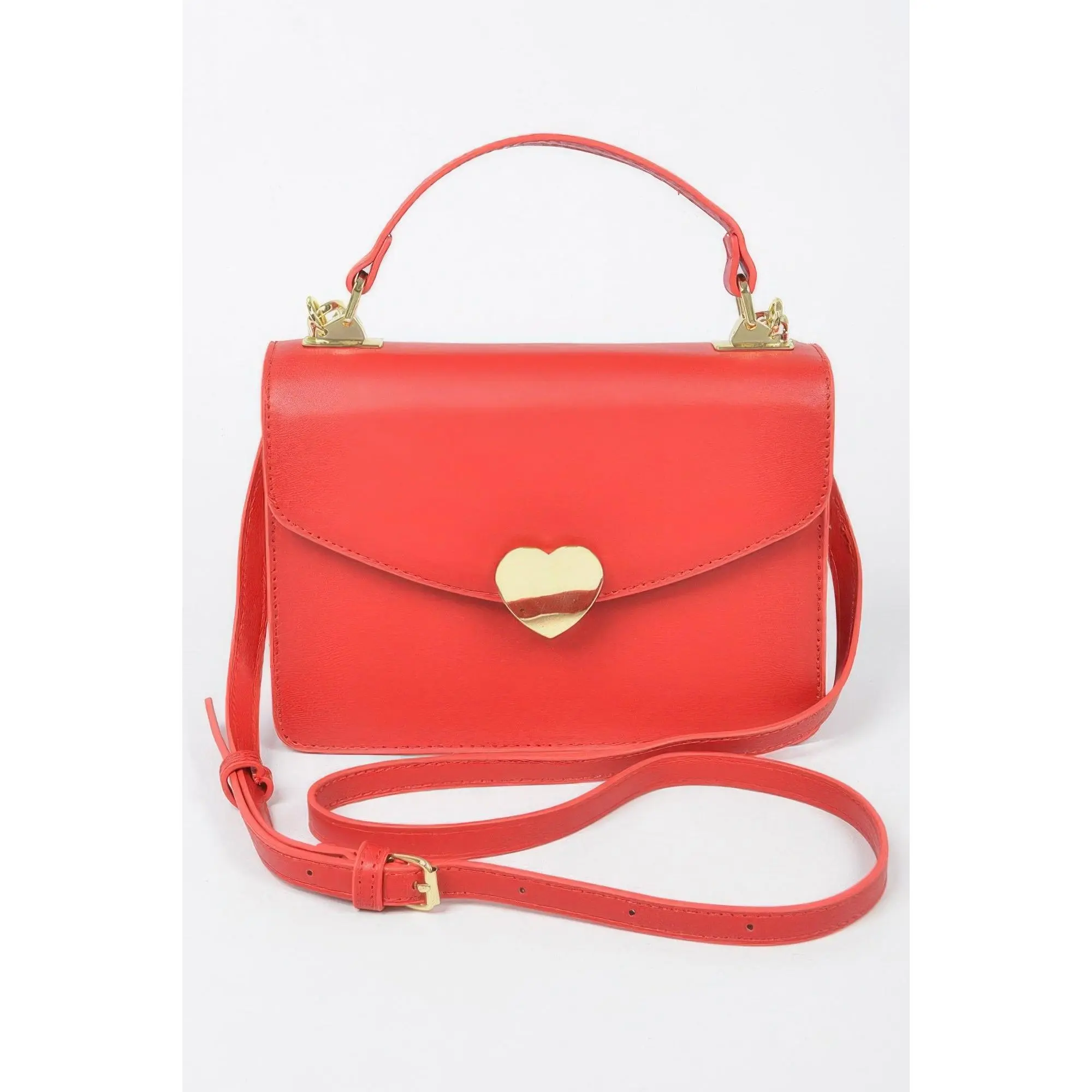 Women's Heart-Shaped Clutch Purse, Elegant Top Handle PU Leather Handbag with a Structured Look for Parties & Events, Heart-Inspired Design, Top Handle Styling, Polyurethane, Wedding