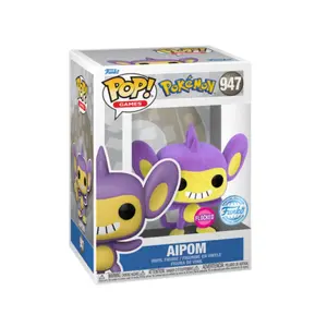 Funko Pop! Pokemon - Aipom (Flocked) #947 Exclusive (Sticker may vary) Collectible Pop Vinyl Figure