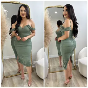 Sienna Mesh Dress (Sage)