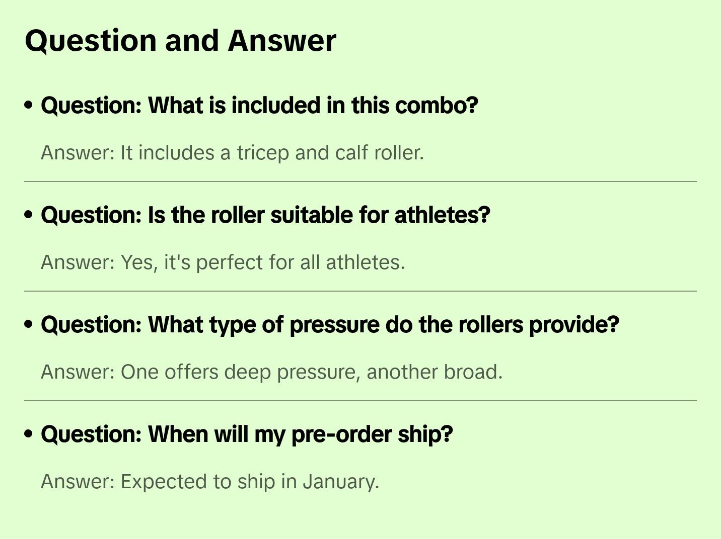 ROLL-RIGHT Tricep and Calf Roller Combo