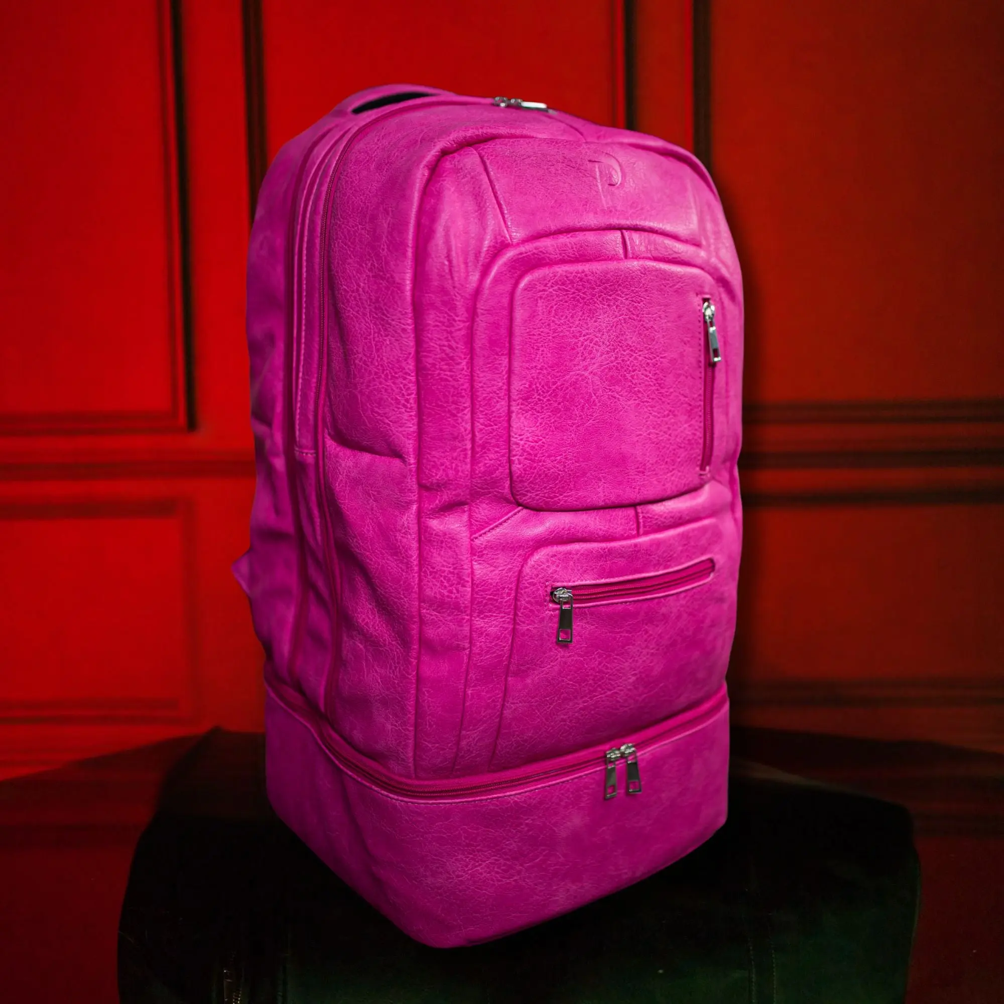 Pink Leather Patented Carry-On Backpack (Only 300 Made)