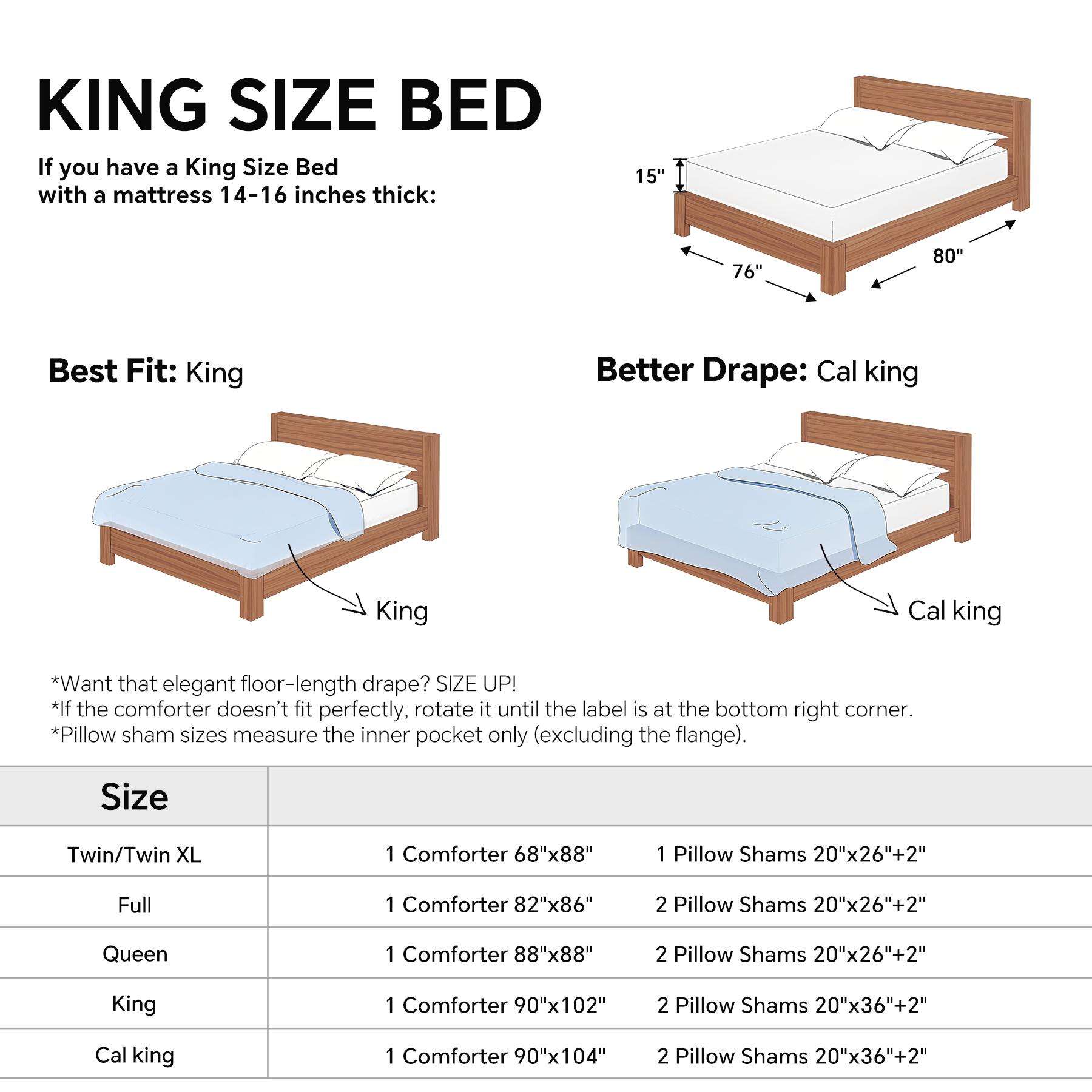 BEDELITE Boho Comforter Set, Tufted Striped Bed Set  Soft Vintage Farmhouse Comforter for All Seasons, Boho Home Decor Fluffy Jacquard Bedding Pillow Shams