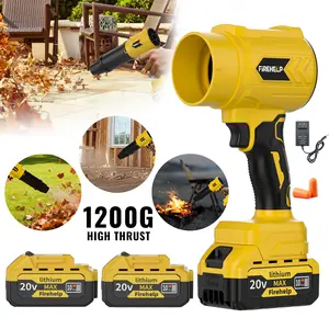 【TikTok Shop Deal 】FIREHELP 1200G Turbo Jet Blower,Leaf Blower, Violent Turbo Fan, Pure Copper Motor,Car Drying After Wash, Handheld Snow Blower,Cordless Turbo Power Air Duster,Home Improve,Garden Mainte Perfect Christmas & New Year Gift Idea