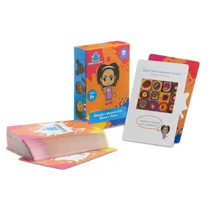 Brown Toy Box Makayla’s Museum Arts Memory Game STEM Educational Black Art Kids Game