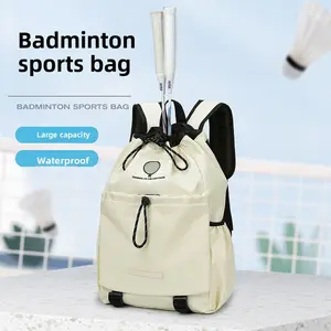 Badminton Sports Bag Large Capacity Waterproof Outdoor Yoga Mat Fitness Bag Multifunctional Travel Backpack for Rackets Shuttlecocks Apparel Accessories