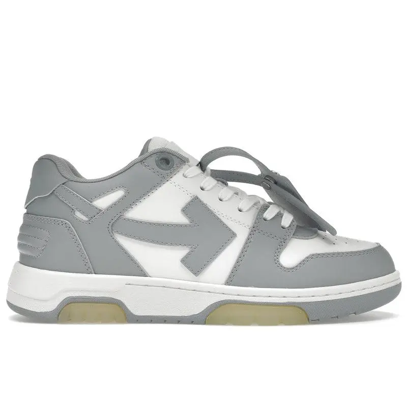 OFF-WHITE Men's Out Of Office "OOO" Low Tops Grey White, from StockX