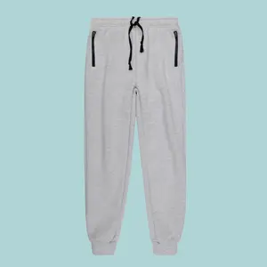 Kids’ Jogger Sweatpants – Youth Gym Pants with Zipper Pockets & Adjustable Drawstring for Sports & Casual Wear