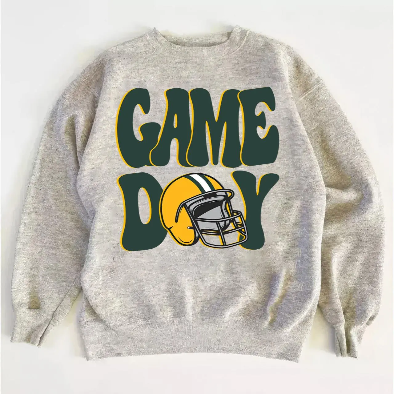 Packers Game Day Crewneck Sweatshirt, Trendy Sunday Football Pullover, Perfect for Game Day Apparel