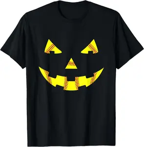 Jack O Lantern Softball Halloween Costume Mom Girls TShirt 45730 1121