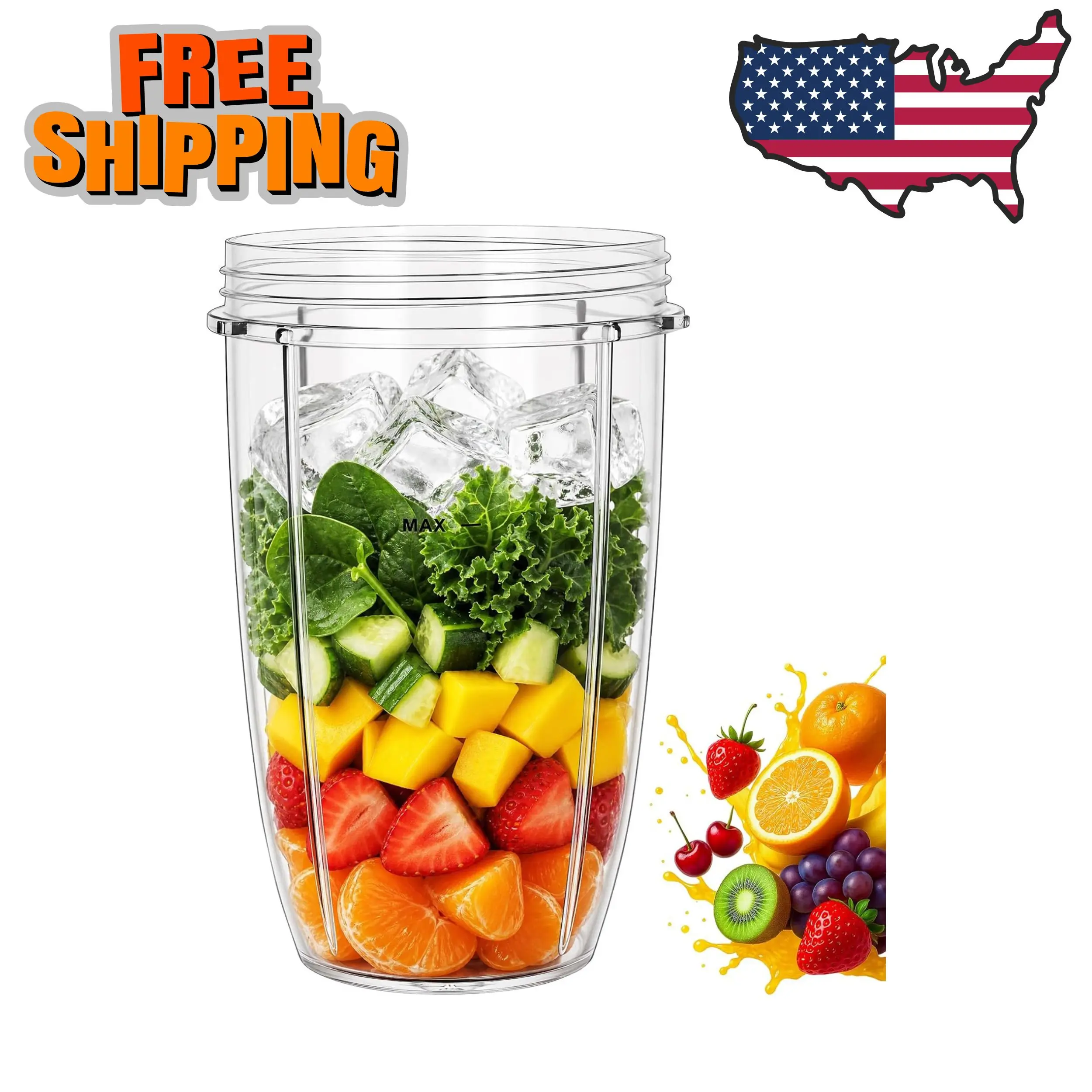 Replacement Cups for Nutribullet Replacement Parts 24oz